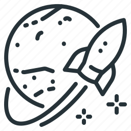 mars, planet, rocket