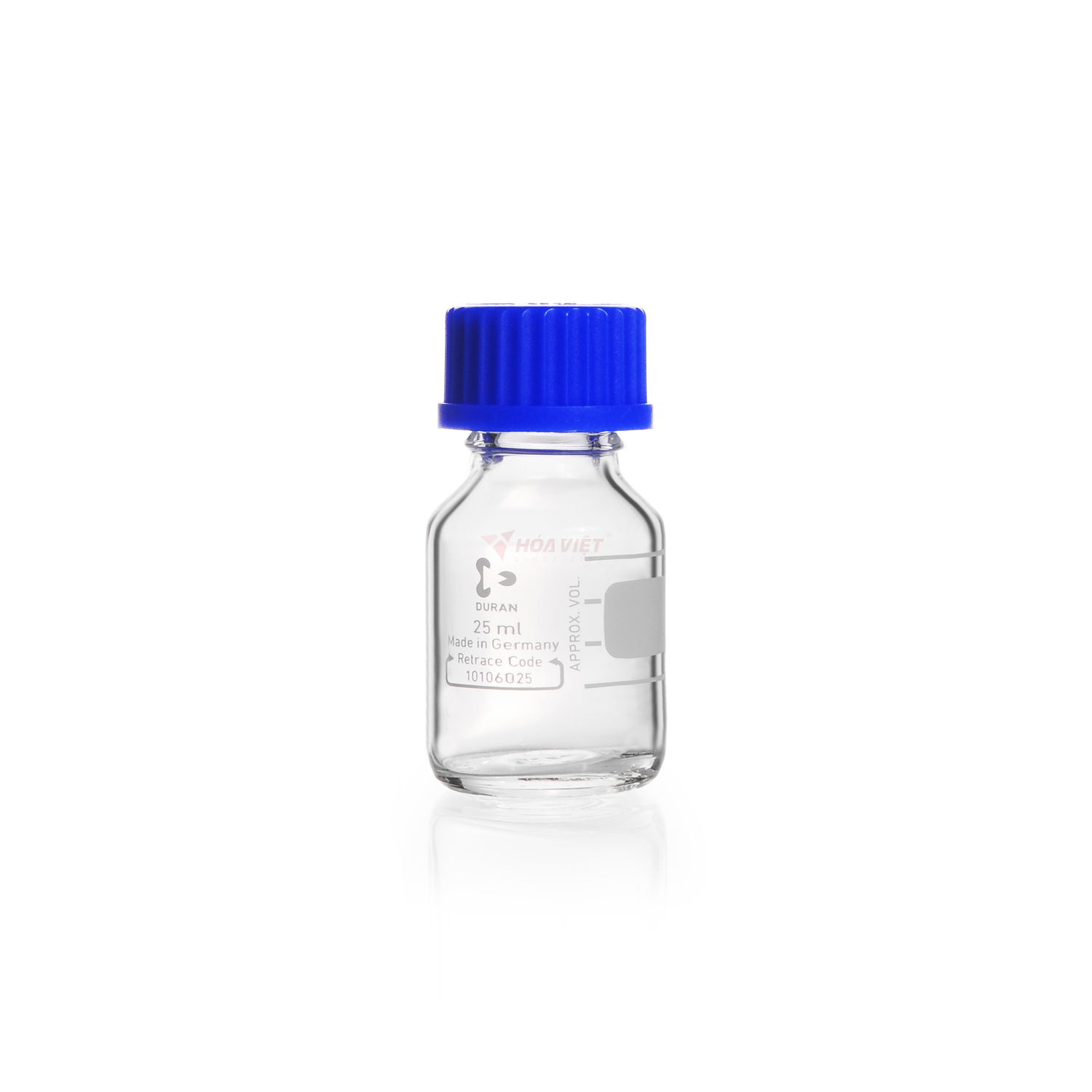Chai Thủy Tinh DURAN GL25 25ml Trong Suốt Có Vạch Chia – Kèm Nắp Vặn PP Chai Thủy Tinh DURAN GL25 25ml Trong Suốt Có Vạch Chia – Kèm Nắp Vặn PP