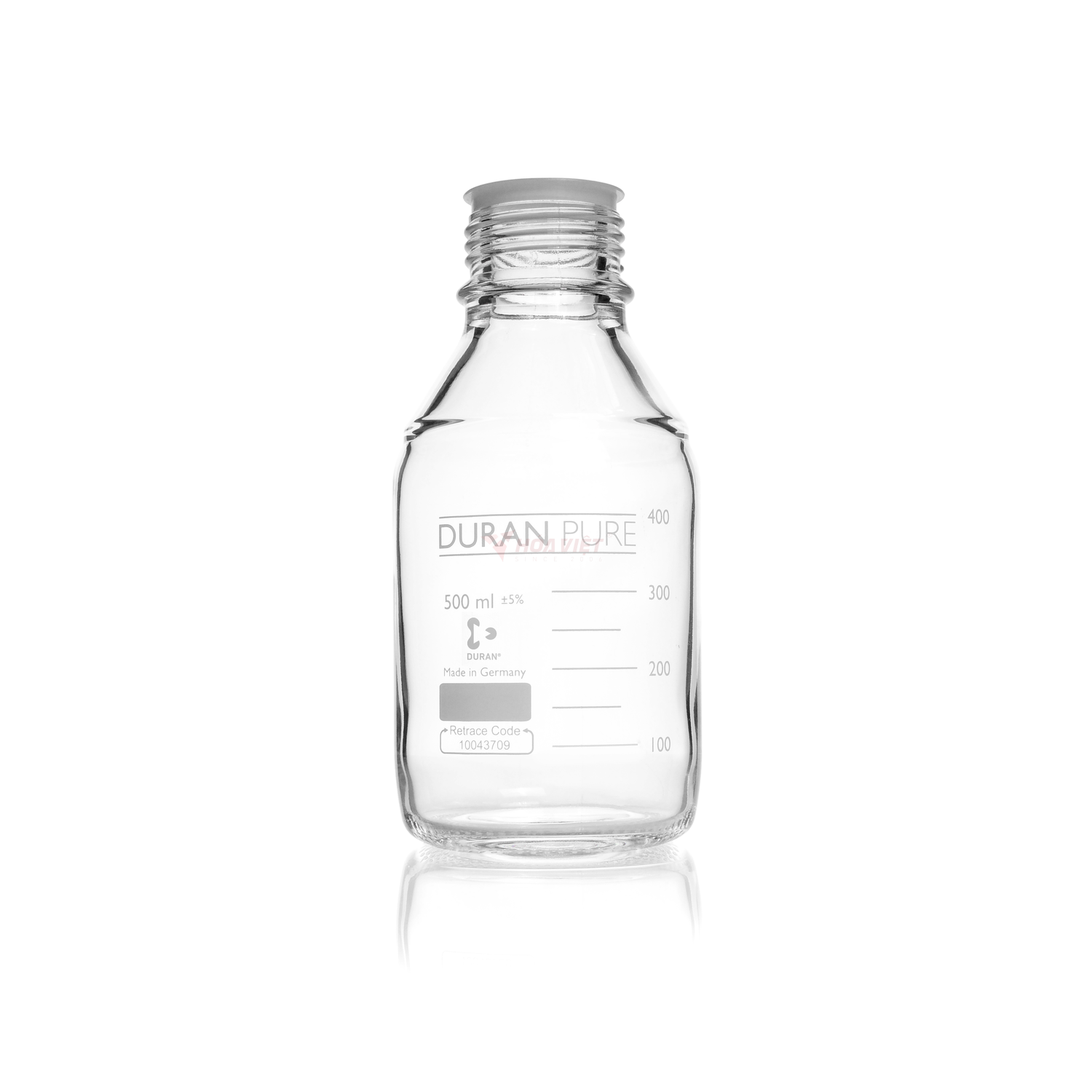 Chai Thủy Tinh DURAN® PURE GL45 500ml Có Nắp Bụi – Chai Thí Nghiệm Borosilicate Chai Thủy Tinh DURAN® PURE GL45 500ml Có Nắp Bụi – Chai Thí Nghiệm Borosilicate