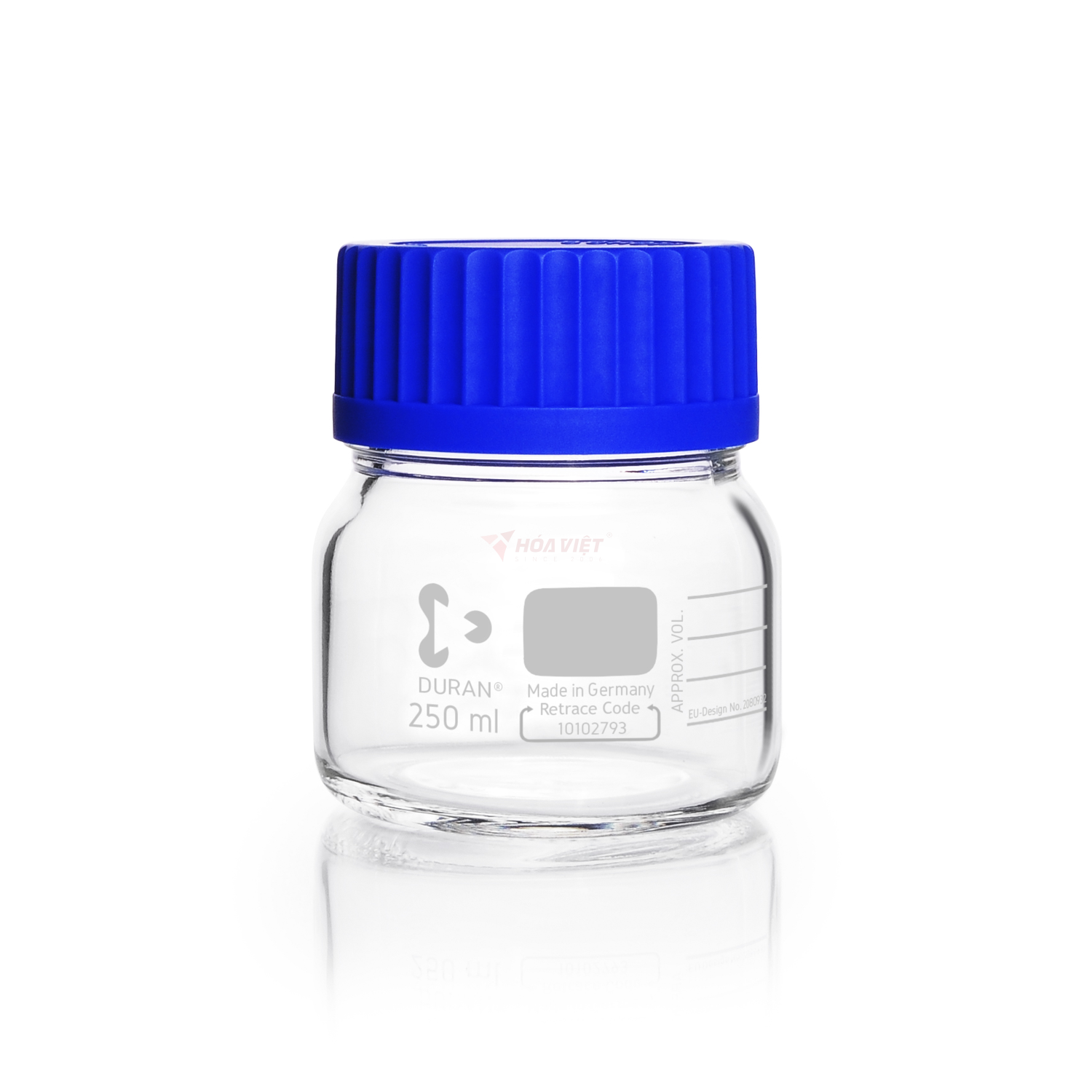 Chai Thủy Tinh Phòng Thí Nghiệm DURAN® GLS 80 Miệng Rộng Có Nắp Vặn Và Vòng Rót PP – 250 ml Chai Thủy Tinh Phòng Thí Nghiệm DURAN® GLS 80 Miệng Rộng Có Nắp Vặn Và Vòng Rót PP – 250 ml