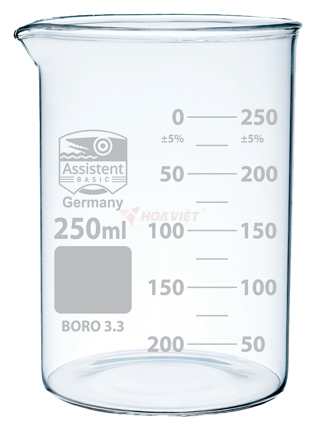 Cốc thủy tinh cao thành Assistent 1000ml