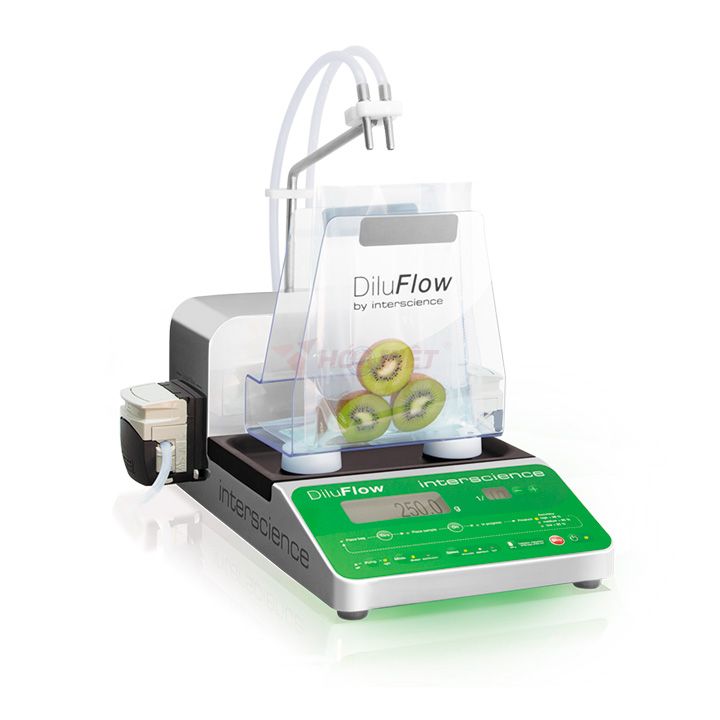 Máy pha loãng theo trọng lượng INTERSCIENCE DiluFlow 3kg Bơm đơn Máy pha loãng theo trọng lượng INTERSCIENCE DiluFlow 3kg Bơm đơn