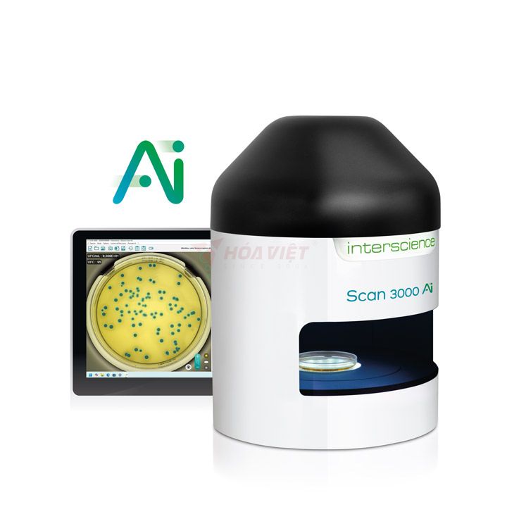 Máy đếm khuẩn lạc tự động tích hợp trí tuệ nhân tạo INTERSCIENCE Scan3000 Ai Máy đếm khuẩn lạc tự động tích hợp trí tuệ nhân tạo INTERSCIENCE Scan3000 Ai