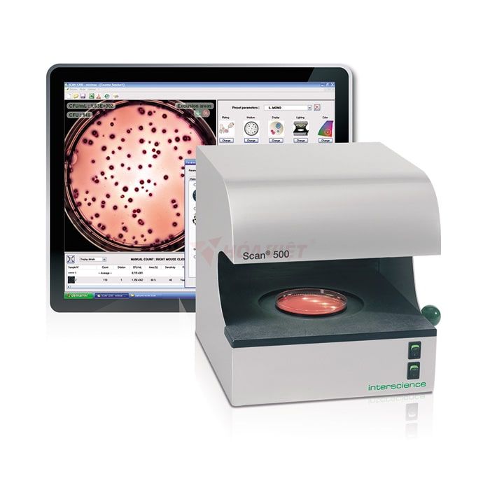 Máy đo vòng kháng khuẩn INTERSCIENCE Scan500 Máy đo vòng kháng khuẩn INTERSCIENCE Scan500