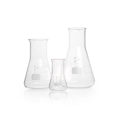 Bình tam giác DURAN® 1000 ml cổ rộng, có vạch chia – Erlenmeyer Flask Bình tam giác DURAN® 1000 ml cổ rộng, có vạch chia – Erlenmeyer Flask