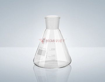 Hirschmann 500ml MH ground joint glass Erlenmeyer flask