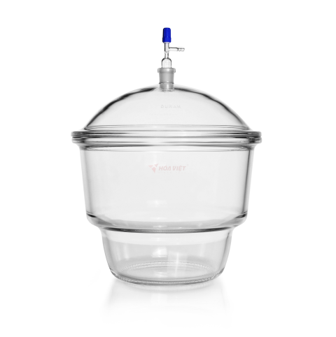 DURAN® desiccator DN 300, plane flange, lid with NS vacuum connection – Desiccator DURAN® desiccator DN 300, plane flange, lid with NS vacuum connection – Desiccator