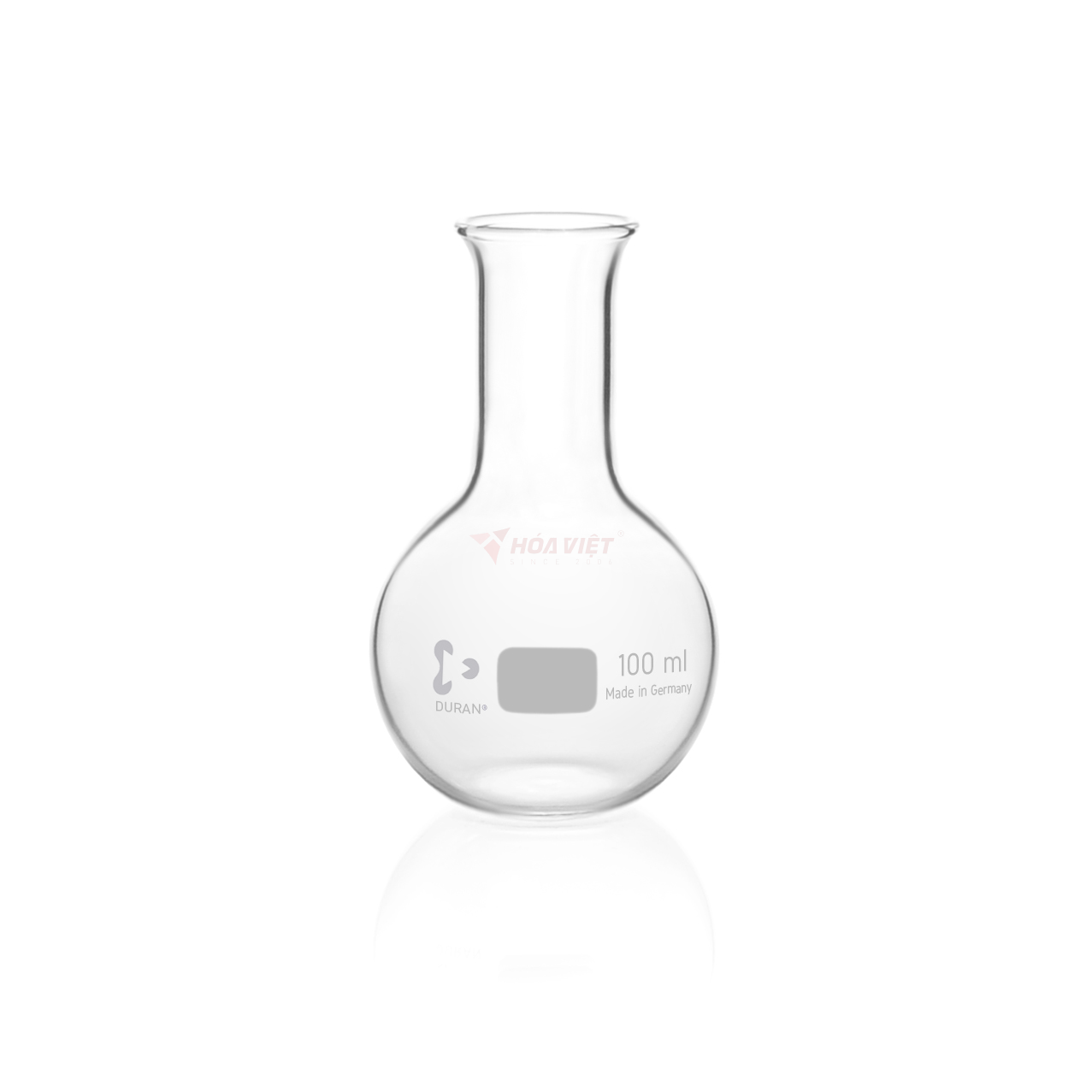 Bình cầu đáy phẳng DURAN® 100 ml cổ hẹp, có vành – Flat Bottom Flask Bình cầu đáy phẳng DURAN® 100 ml cổ hẹp, có vành – Flat Bottom Flask