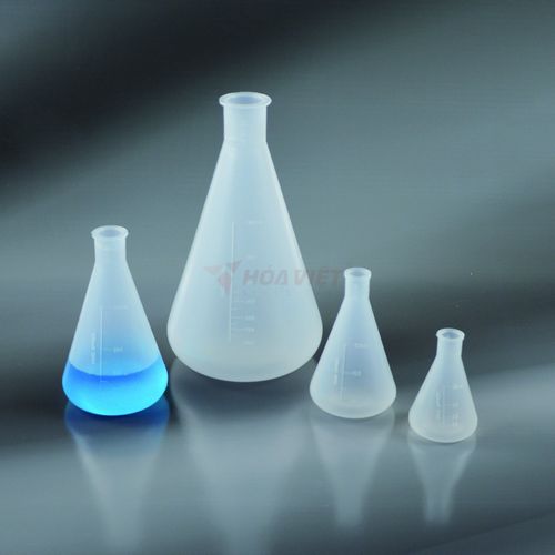 Bình tam giác nhựa PP Aptaca 125ml chia vạch Bình tam giác nhựa PP Aptaca 125ml chia vạch