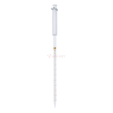 Ống hút thẳng thủy tinh Hirschmann 20ml : 0.1 có piston
