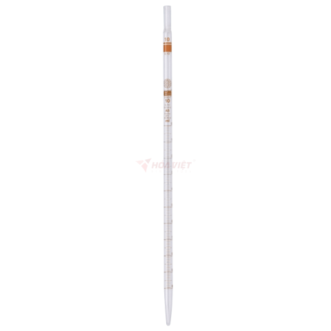 Ống hút thẳng thủy tinh Hirschmann 25ml : 0.1 class AS
