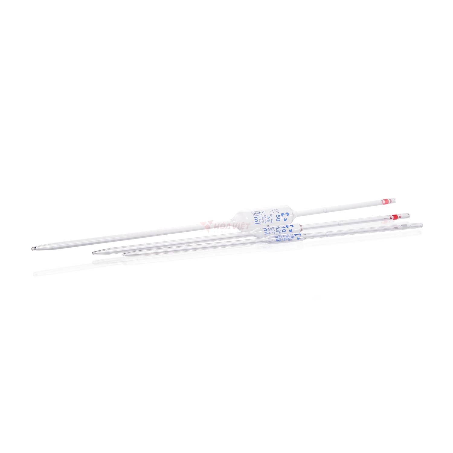Pipet bầu thủy tinh 1 ml Class AS, vạch xanh, có chứng nhận lô – Volumetric Pipette Pipet bầu thủy tinh 1 ml Class AS, vạch xanh, có chứng nhận lô – Volumetric Pipette