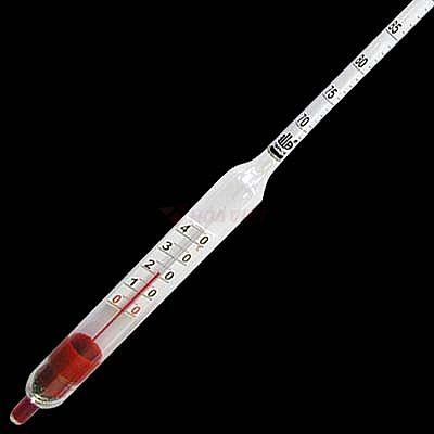 Cồn kế Alla 35 - 70: 0.5% có nhiệt kế 0+40°C