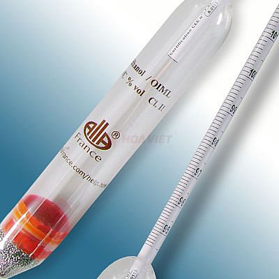 Cồn kế Alla 0 - 35: 0.5% vol Tp 20°C