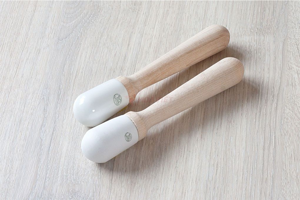 Chày sứ nhám Jipo dài 155mm không tráng men 830a/1