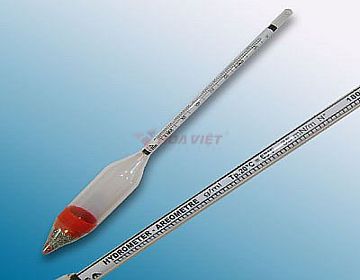 Tỷ trọng kế Alla 1.000 - 1.060: 0.001g/ml Tp 20°C