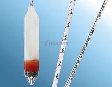 Tỷ trọng kế đo Brix Alla 40 - 50: 0.1% Tp 20°C