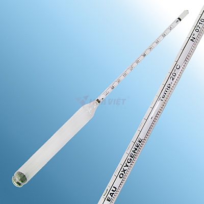 Tỷ trọng kế đo nước oxy hóa Alla 0 - 100: 1%
