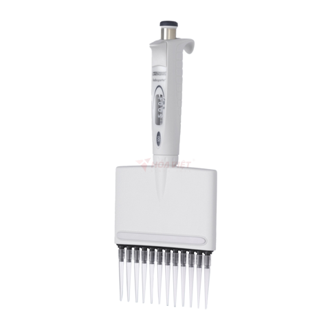 Dụng cụ hút mẫu micropipette Hirschmann 0.5-10ul 12 kênh