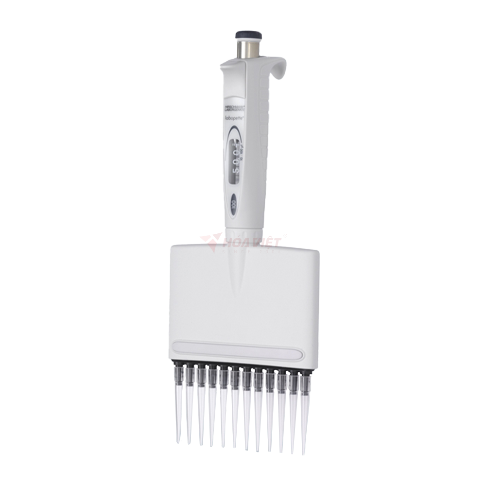 Dụng cụ hút mẫu micropipette Hirschmann 0.5-10ul 12 kênh Dụng cụ hút mẫu micropipette Hirschmann 0.5-10ul 12 kênh