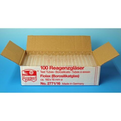 Ống nghiệm thủy tinh Assistent 14x130mm có vành