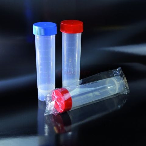 Aptaca flat bottom PP centrifuge tube 50ml, sterile, screw cap, 1 pc/pack