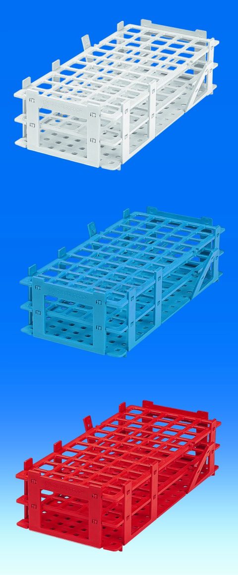 Giá đỡ ống nghiệm nhựa PP Vitlab đk 18mm 55 vị trí