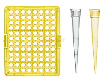 Đầu tip vàng Vitlab 2-200ul 1000 cái/gói