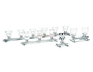 Bộ lọc vi sinh 1 nhánh bằng thép không gỉ Sartorius màng lọc 47/50mm phễu inox 500ml