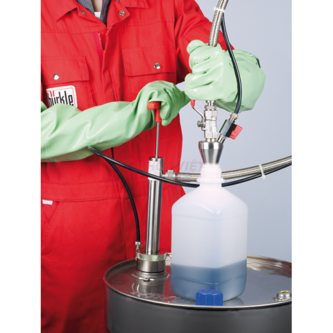 Burkle gas-tight barrel pump V2A, immersion depth 91cm