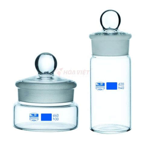Chén cân thủy tinh Assistent 40x25mm