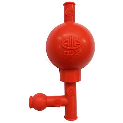 Quả bóp cao su 3 valve Alla đk 3-11mm Quả bóp cao su 3 valve Alla đk 3-11mm