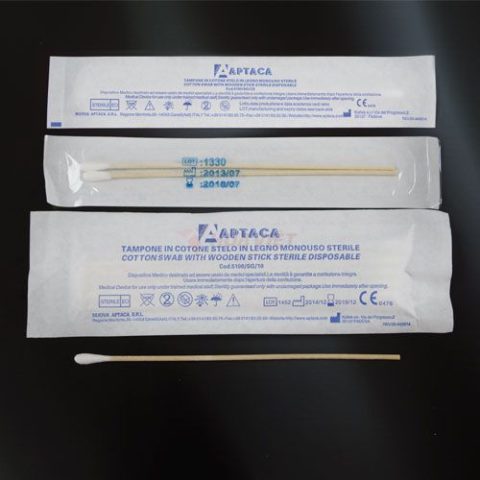 Que lấy mẫu cán gỗ Aptaca 150mm