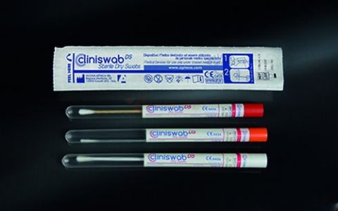 Aptaca sampling swab, plastic shaft, 12x150mm, sterile Aptaca sampling swab, plastic shaft, 12x150mm, sterile