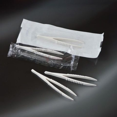 Nhíp nhựa ABS Aptaca 124mm tiệt trùng 1 cái/gói Nhíp nhựa ABS Aptaca 124mm tiệt trùng 1 cái/gói