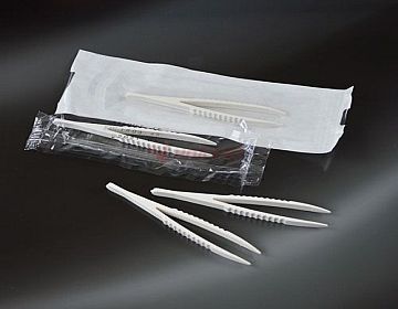 Aptaca ABS plastic tweezers 124mm, sterile, 1 pc/pack