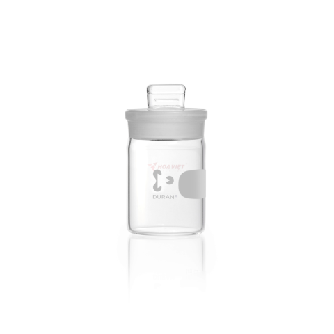 DURAN® Weighing Bottle 20 ml, tall form, ground stopper with grip (32 × 50 mm)