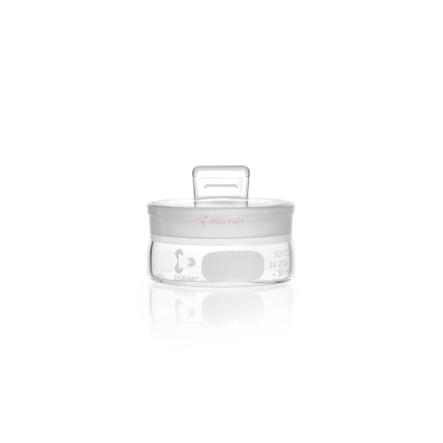 Lọ cân mẫu DURAN® 30 ml, dạng thấp, nút mài có tay cầm (54 × 30 mm)