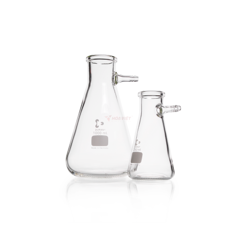 Bình lọc chân không DURAN® 2000 ml dạng Erlenmeyer, đầu nối ống thủy tinh Bình lọc chân không DURAN® 2000 ml dạng Erlenmeyer, đầu nối ống thủy tinh