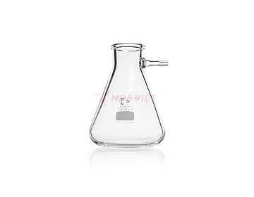 DURAN® vacuum filtering flask 1000 ml Erlenmeyer shape, glass hose connection