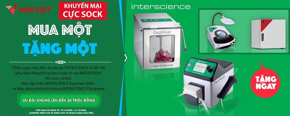 Thiết bị vi sinh INTERSCIENCE: Khuyến mại khủng lên đến hơn 25% Thiết bị vi sinh INTERSCIENCE: Khuyến mại khủng lên đến hơn 25%